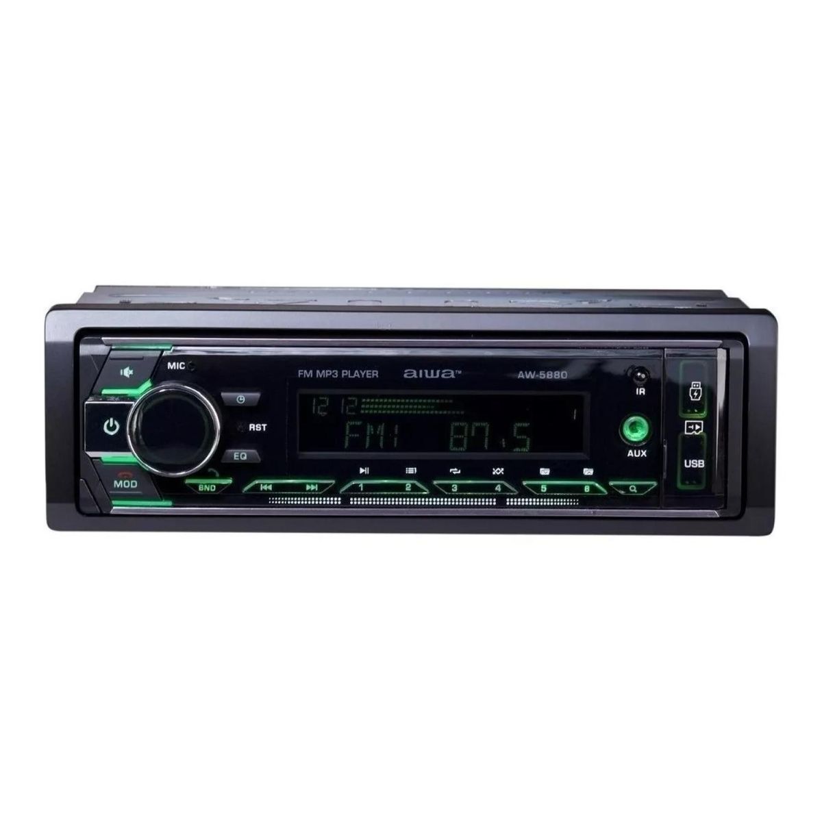 AIWA - Radio De Automovil Bluetooth USB SD AW-5880