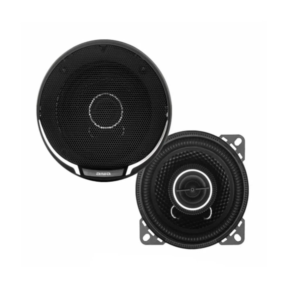 AIWA - Pack 2 Parlantes 4" 10cm Para Automovil Negro TAW-1022