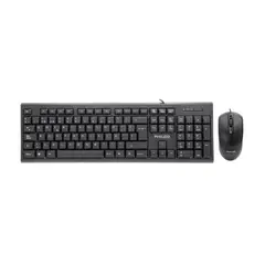 PHILCO - Kit Teclado 104 Teclas Y Mouse 1200DPI 3 Botones Negro
