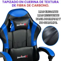 GENERICO - SILLAS GAMER CON MASAJEADOR Y REPOSA PIES