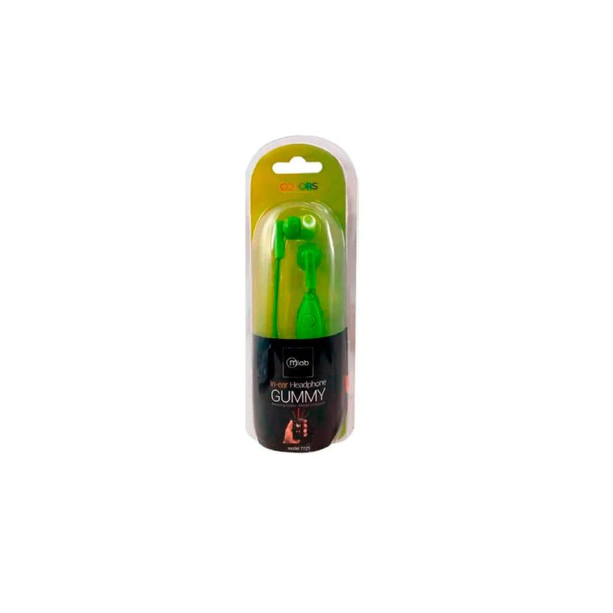 MLAB - Audifonos Manos Libres Jack 3.5 In Ear Verde Gummy