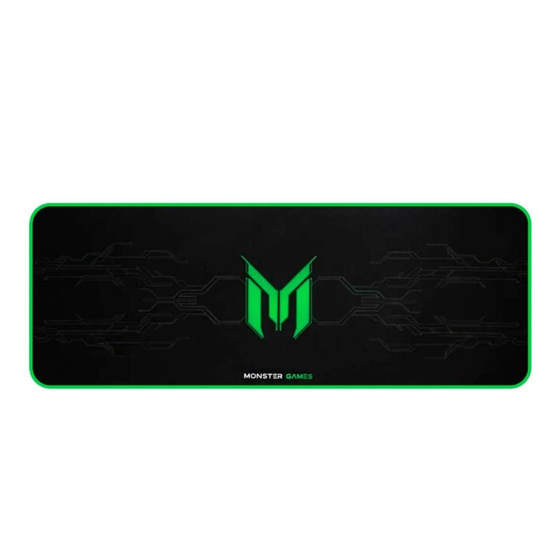 MONSTER GAMES - MousePad Gamer XL 75x28cm Negro Mild Monster Games