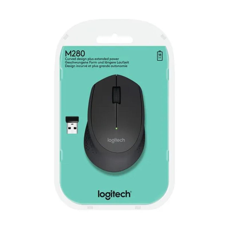 LOGITECH - Mouse Inalambrico Oficina M280 Negro Logitech