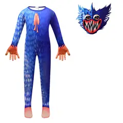 DANWEILE - Disfraz de cosplay de Huggy Wuggy Poppy - azul 110