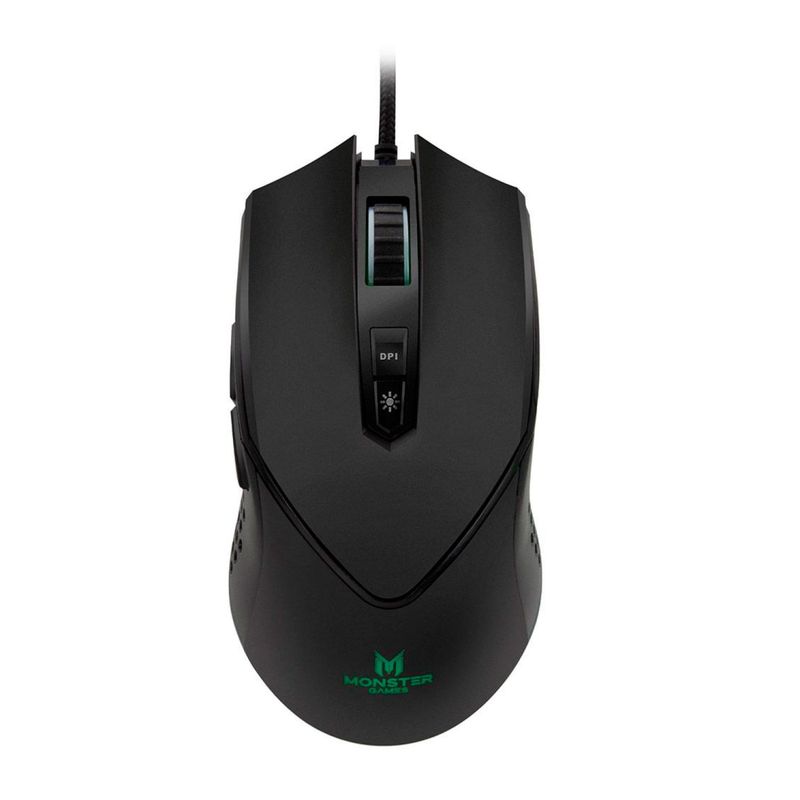 MONSTER GAMES - Mouse Gamer USB RGB 6B 6400DPI ThunderStom Monster Games