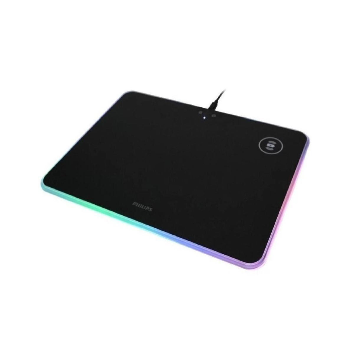 PHILIPS - MousePad Gamer RGB 35x25x5Cm Con Carga inalambrica Philips