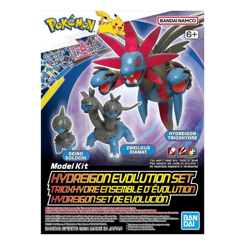 BANDAI - Pokémon Model Kit Evoluciones de Hydreigon