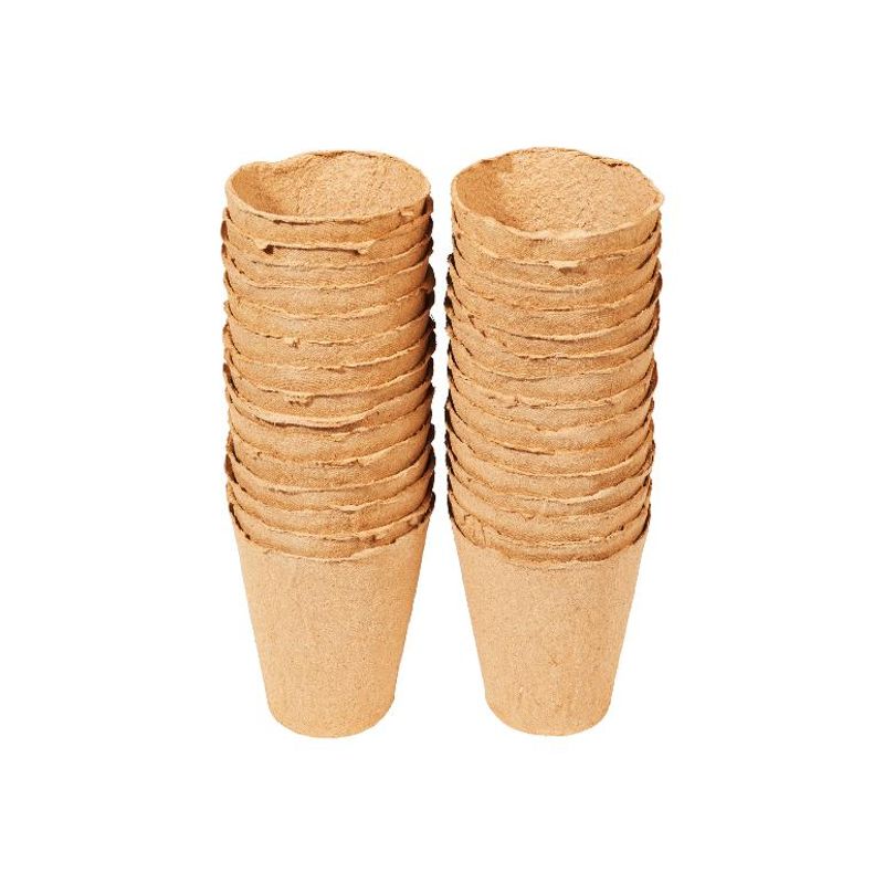GENERICO - PACK 30 maceteros biodegradables 8cm