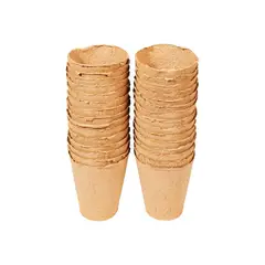 GENERICO - PACK 30 maceteros biodegradables 8cm