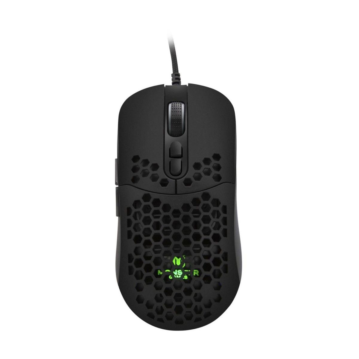MONSTER GAMES - Mouse Gamer USB RGB 6B 6400 DPI HoneyComb Monster Games