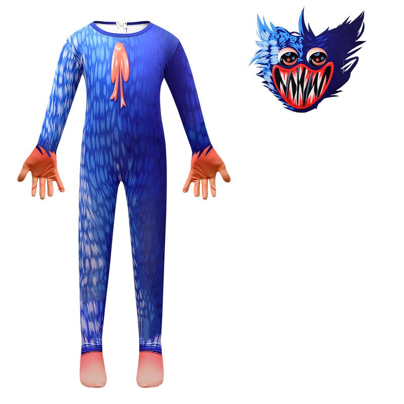 DANWEILE - Disfraz de cosplay de Huggy Wuggy Poppy - azul 150