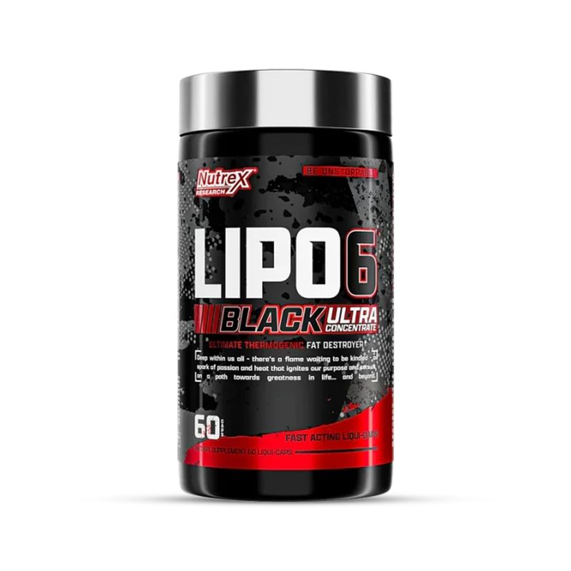 NUTREX RESEARCH - Quemador de grasas Nutrex Lipo 6 Black