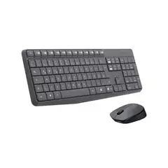 LOGITECH - Kit Teclado Y Mouse Inalambrico USB Negro MK235