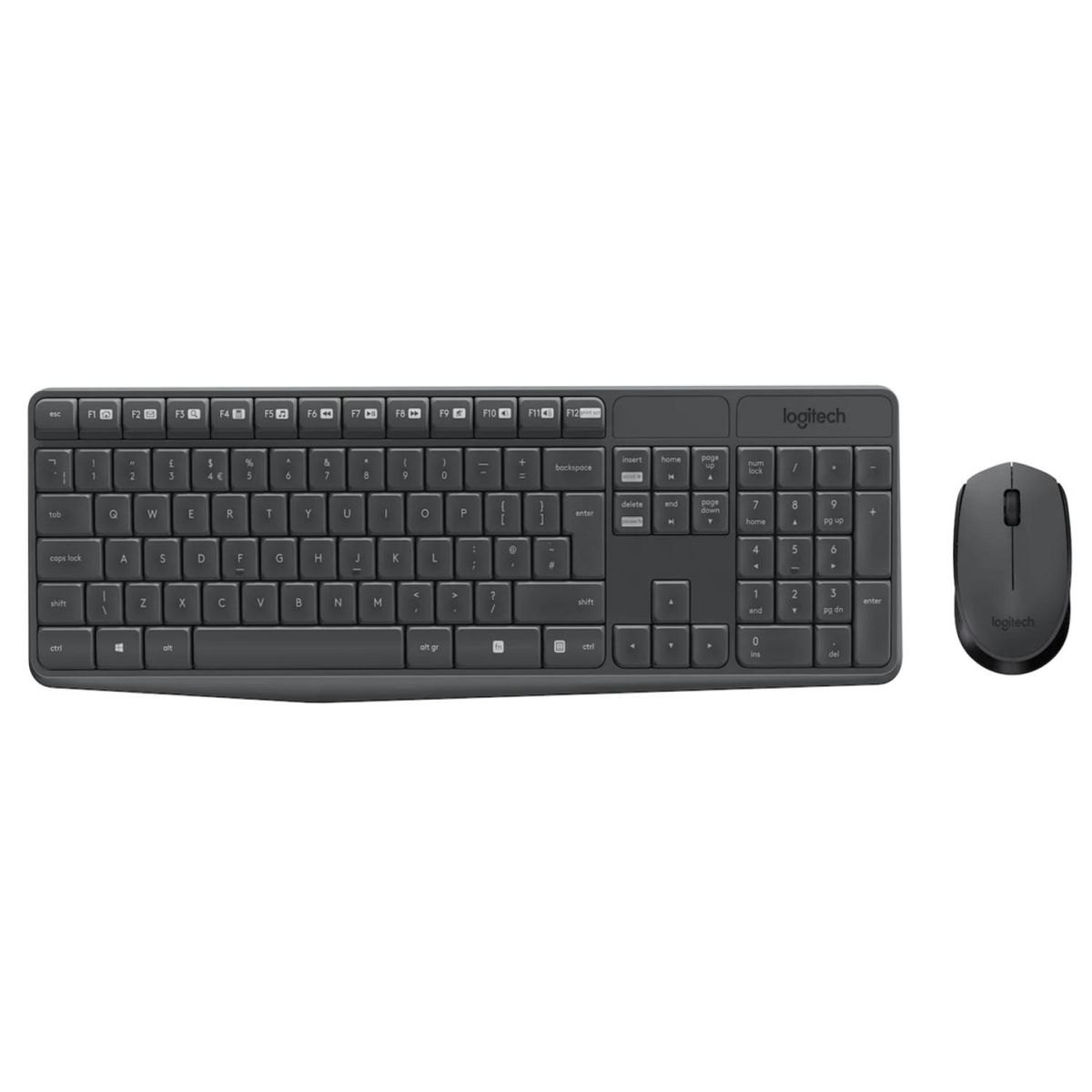 LOGITECH - Kit Teclado Y Mouse Inalambrico USB Negro MK235 Logitech
