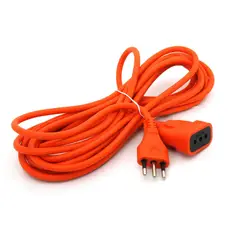 MACROTEL - Alargador Extension De Corriente 5Mts 10A Naranja