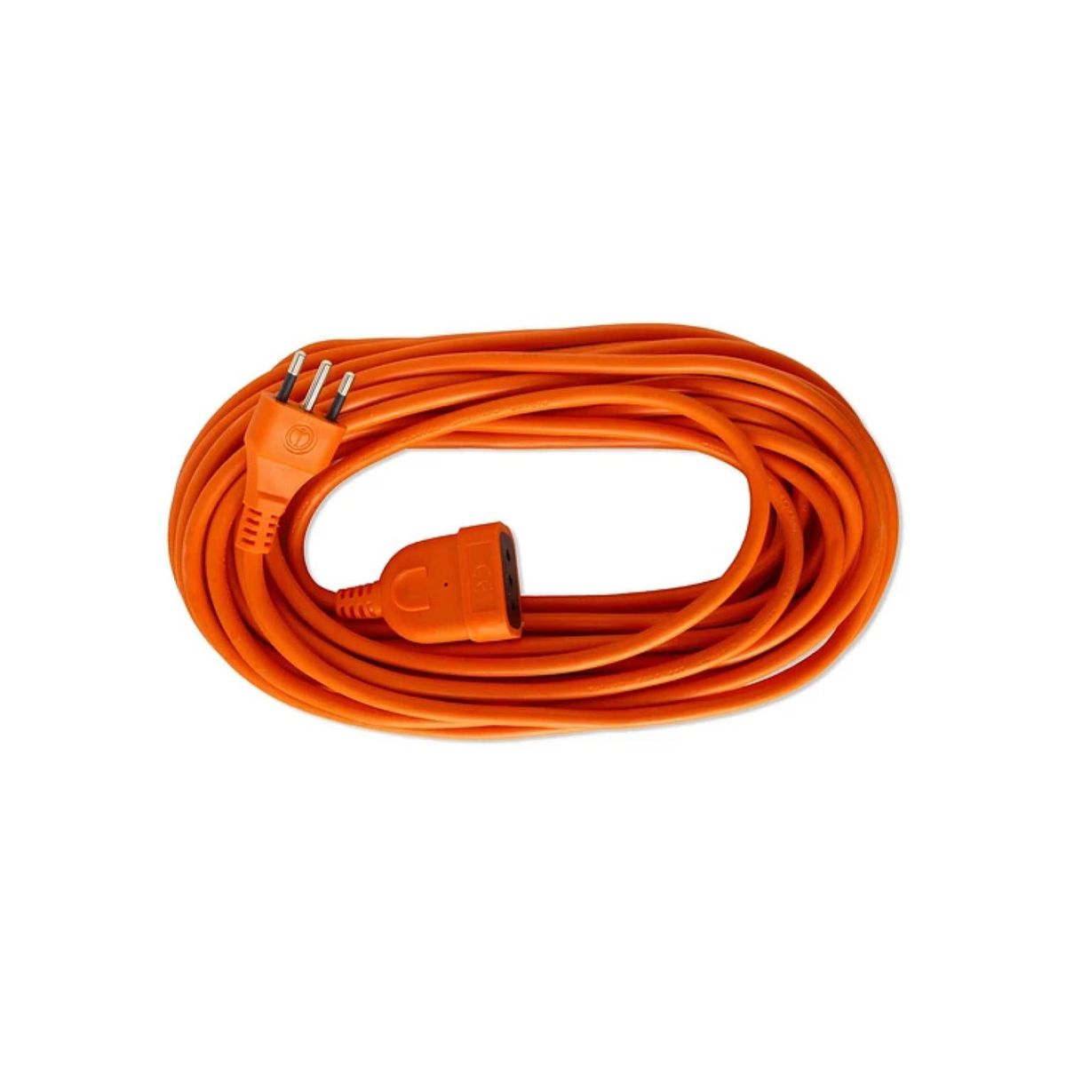 MACROTEL - Alargador Extension De Corriente 15Mts 10A Naranja