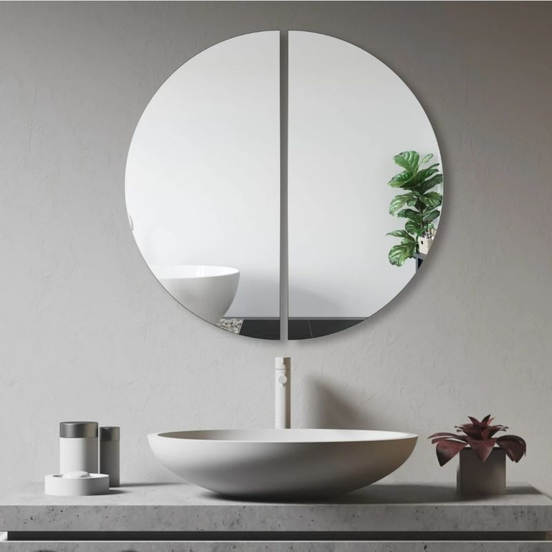 GENERICO - Espejos Duo 80CM Media Luna  Taller Sin Fronteras