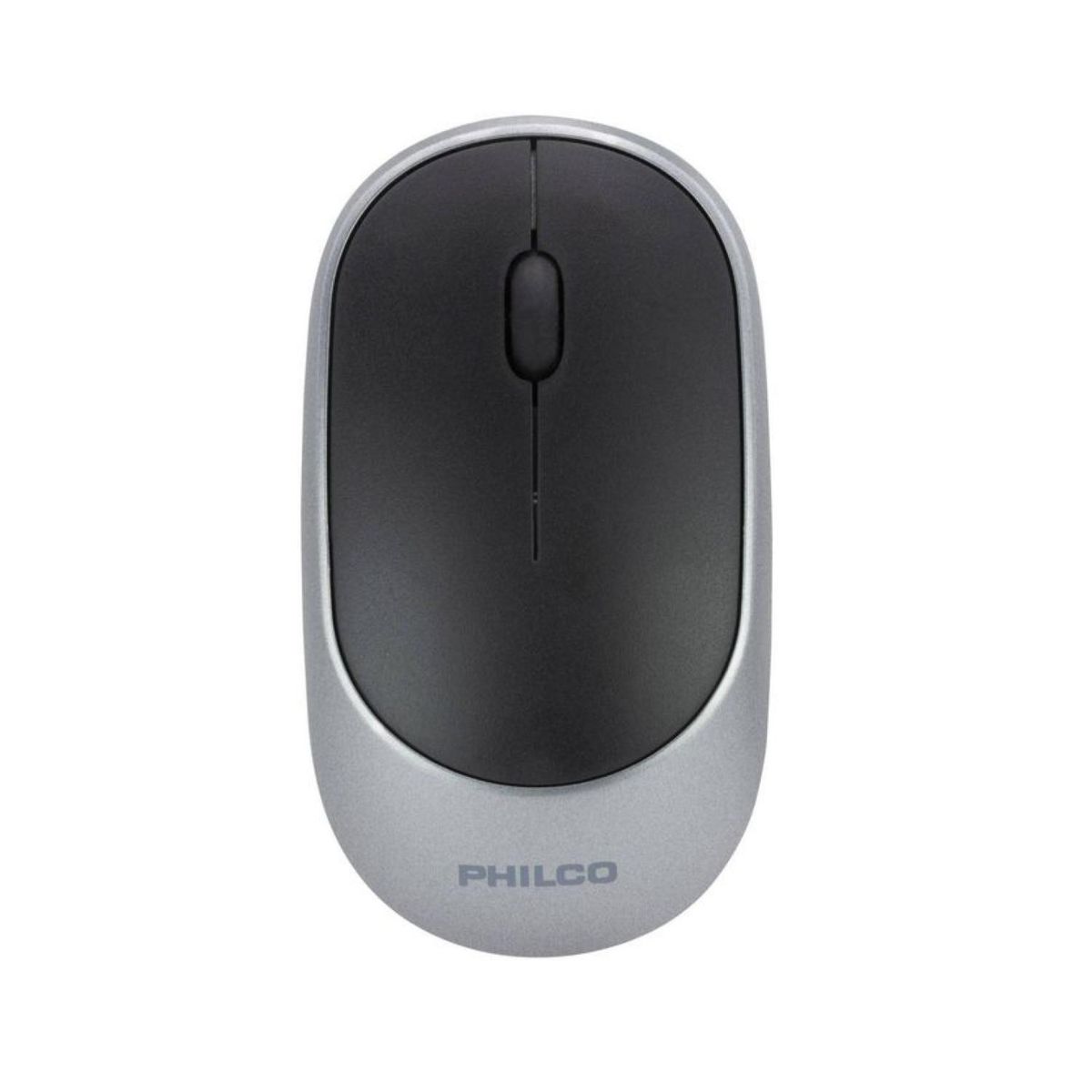 PHILCO - Mouse Inalambrico USB Silencioso 3 Botones Gris Philco Pro