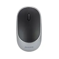 PHILCO - Mouse Inalambrico USB Silencioso 3 Botones Gris Pro
