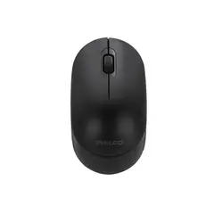 PHILCO - Mouse Inalambrico USB Ergonomico 3 Botones Negro Pro