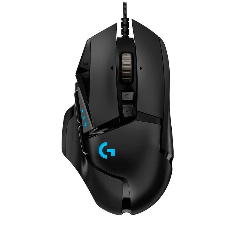 LOGITECH - Mouse Gamer Alambrico USB 11 Botones RGB Hero G502 Logitech
