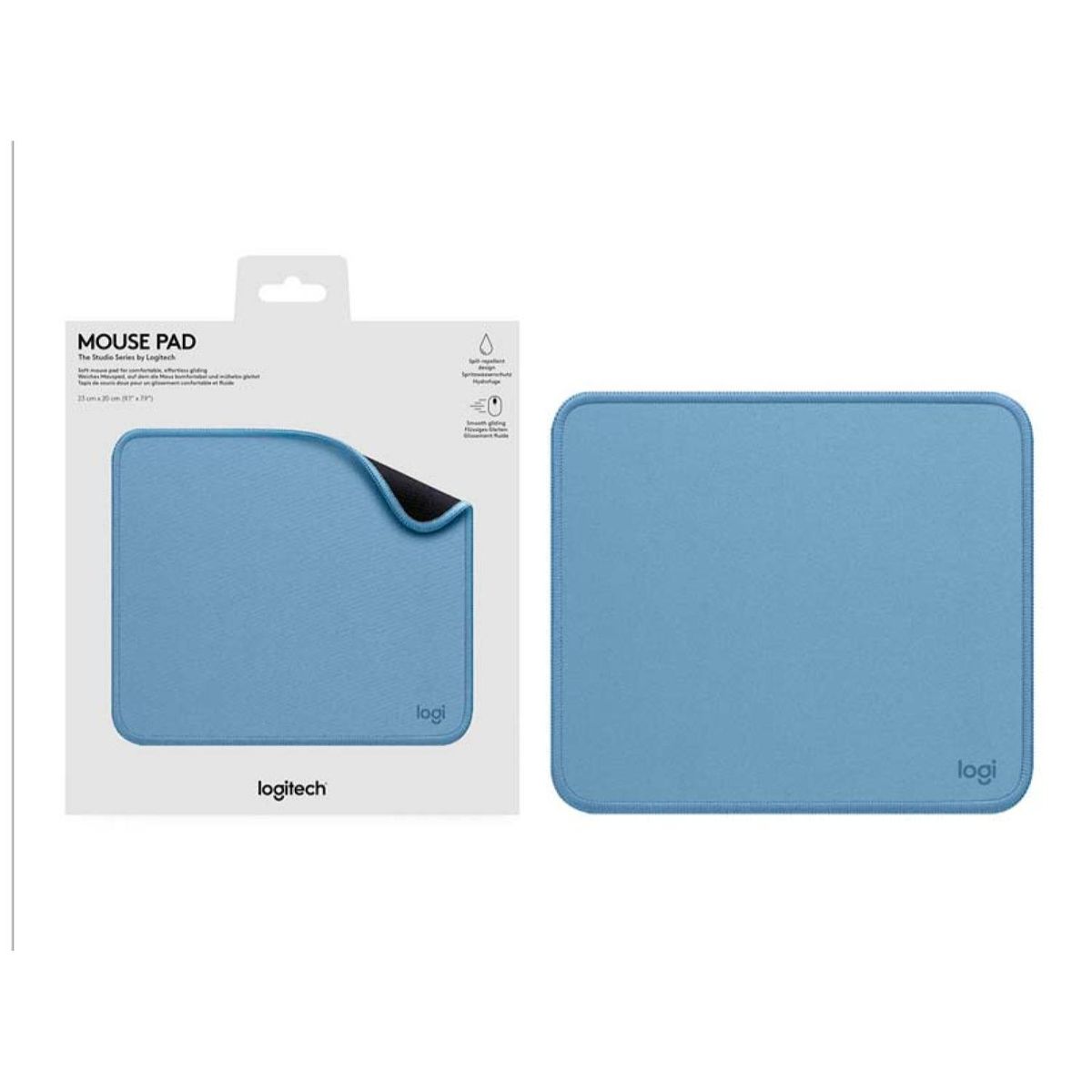 LOGITECH - Mousepad 20x23x02Cm Celeste Studio Series Logitech