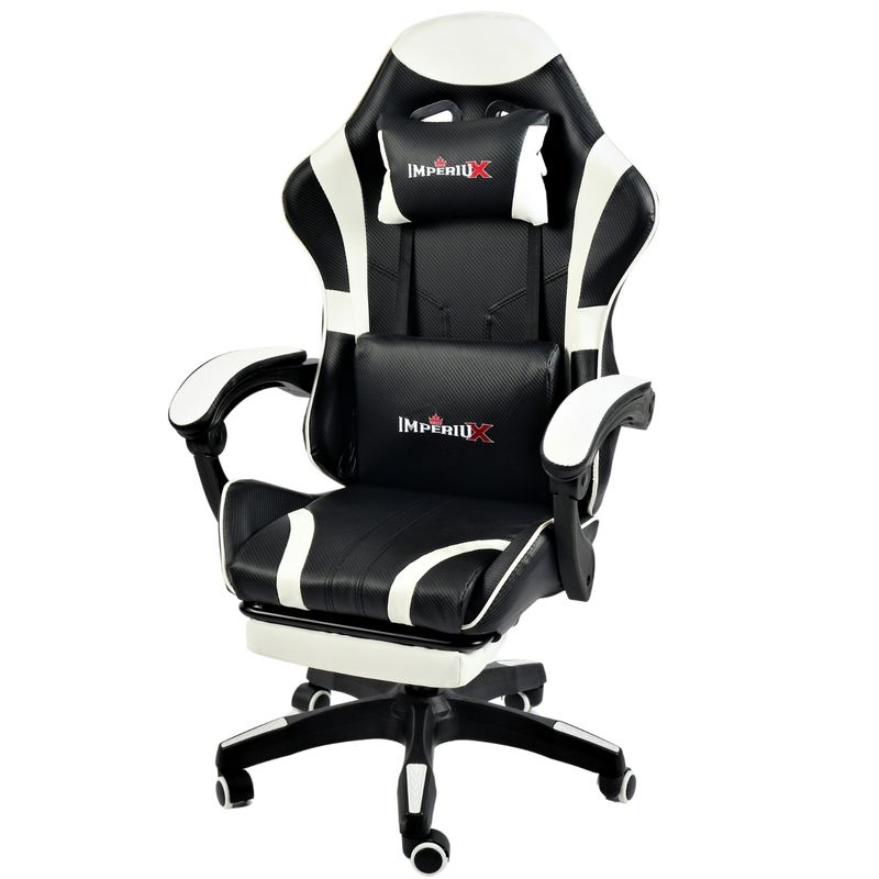 GENERICO - SILLAS GAMER  CON MASAJEADOR Y REPOSA PIES RECLINABLES