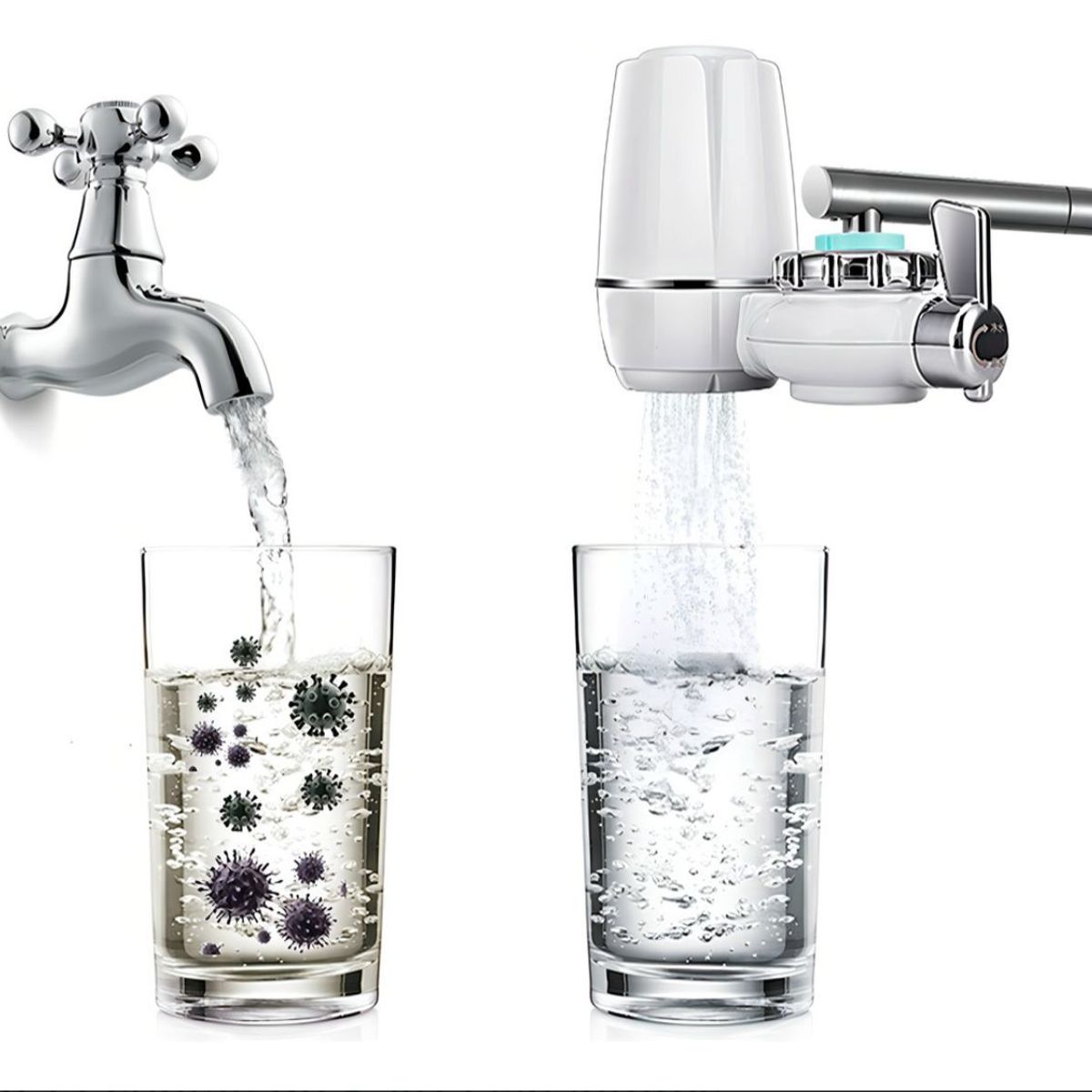 GENERICO - Purificador De Agua Filtro Cloro