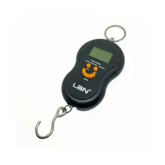 GENERICO - Balanza Peso Portatil De Gancho 50kg Negro LBS100