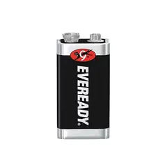 EVEREADY - Pila Bateria 9V Zinc Carbon Extra Duracion