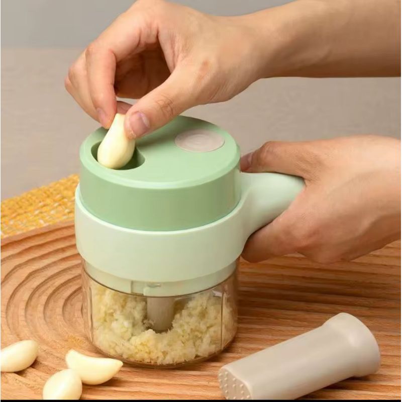 GENERICO - Picador Cortador Verduras Eléctrico Inalámbrico Recargable