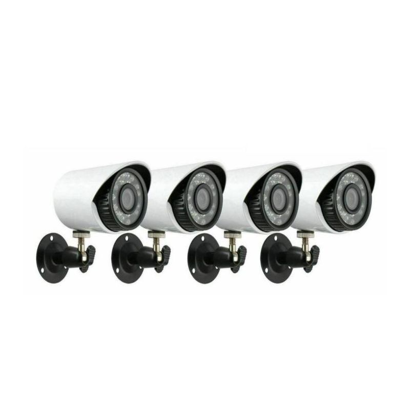 GENERICO - Kit De Seguridad 4 Camaras DVR FHD 4 Canales Circuito Cerrado