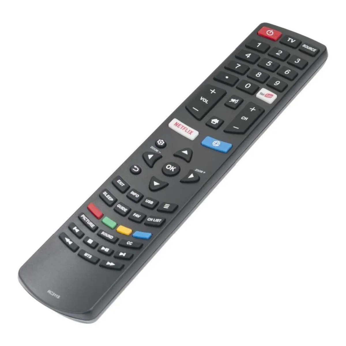 LBN - Control Remoto Universal Para Tv TCL Daewoo Philco JVC Negro