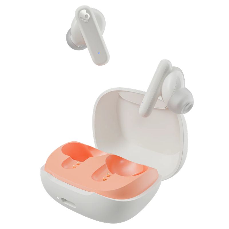 SKULLCANDY - Audífonos Skullcandy Smokin Buds Bone Orange Naranjo-Blanco