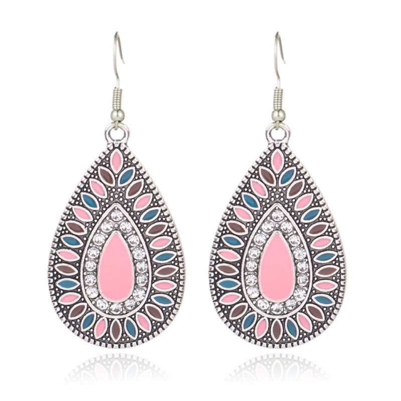 TIOZONEY - 1PCS Aretes Bohemios Hechos a Mano