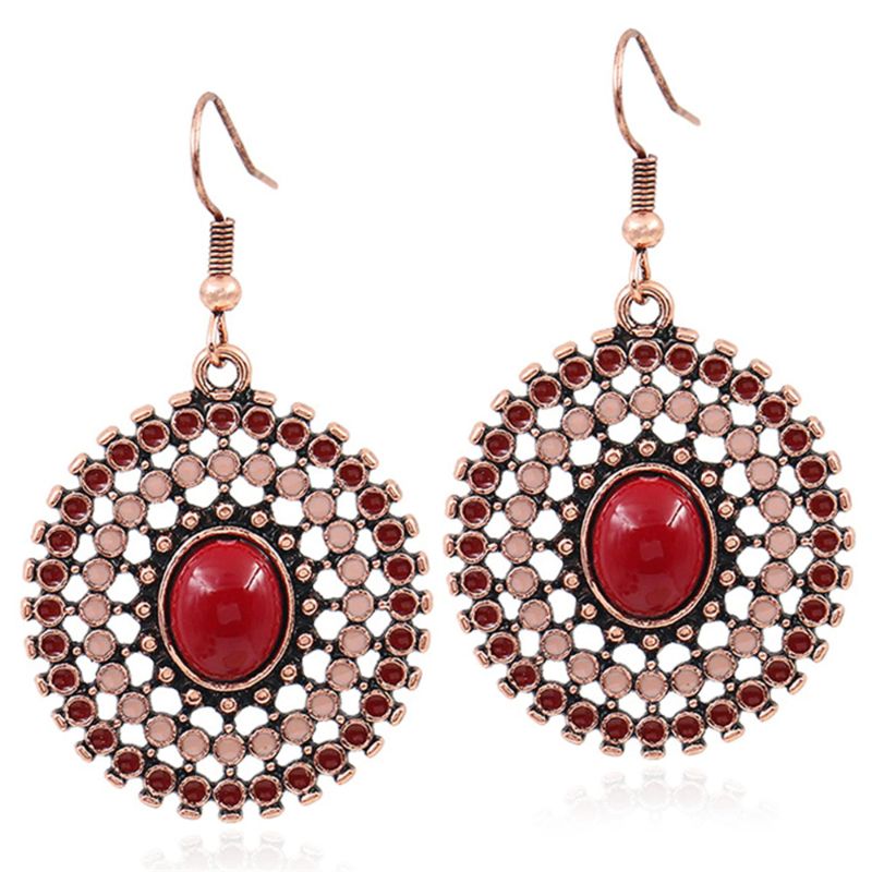 TIOZONEY - 1PCS Aretes Bohemios Hechos a Mano