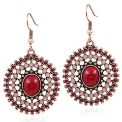 TIOZONEY - 1PCS Aretes Bohemios Hechos a Mano