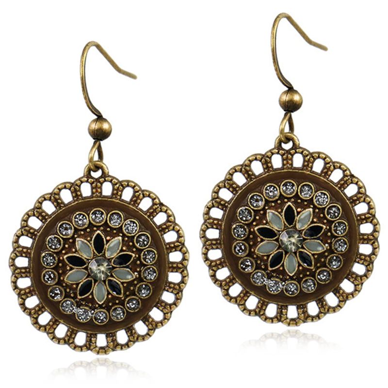 TIOZONEY - 1PCS Aretes Bohemios Hechos a Mano