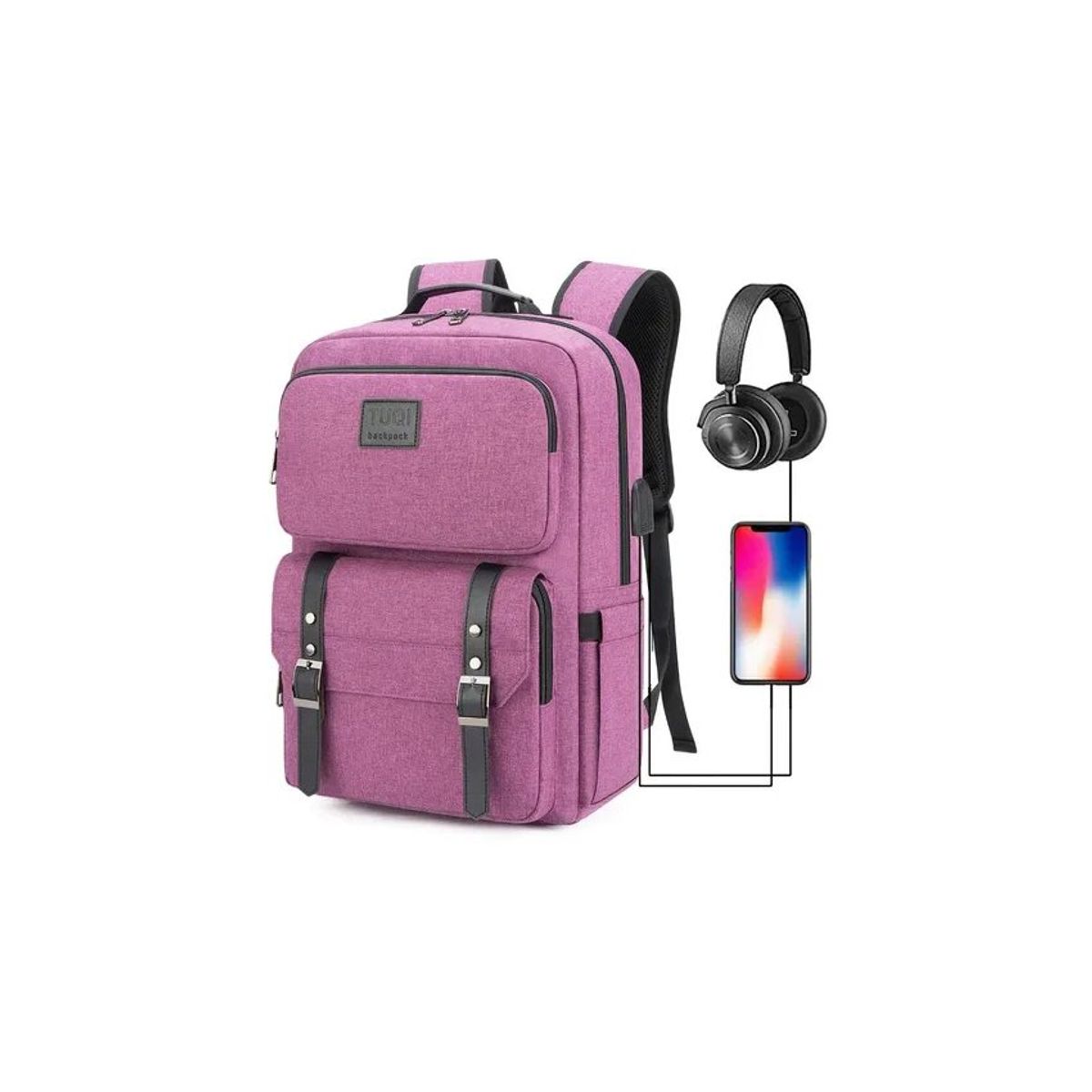 TIOZONEY - TIOZONEY Mochila escolar