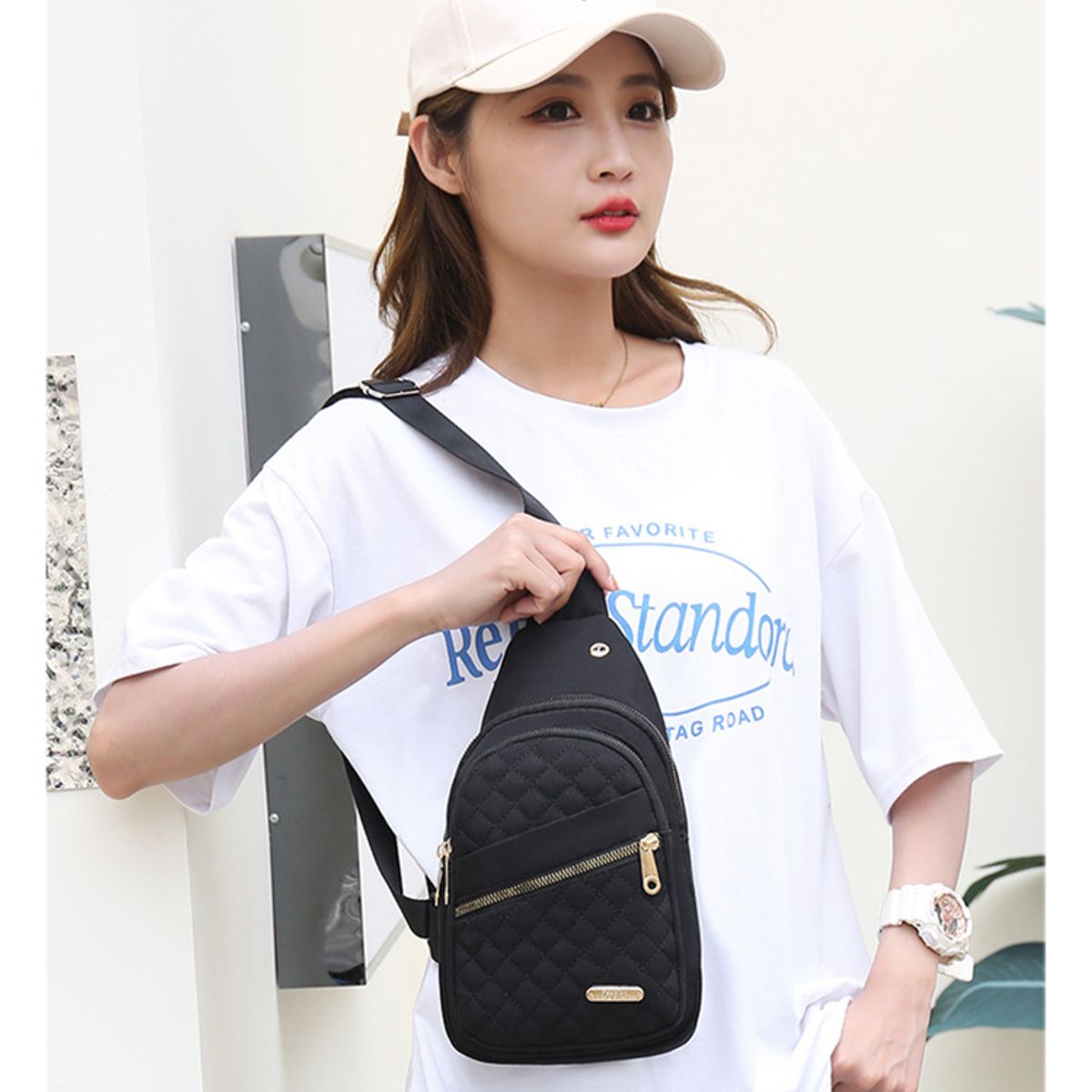 TIOZONEY - Banano Mujer Casual Bags