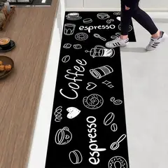 GENERICO - Set 2 Alfombra De Cocina Antideslizante Piso Entrada De Baño