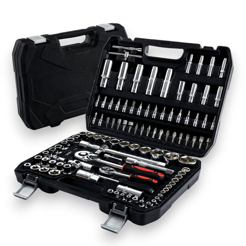 MALIK - Kit de Dados Profesional 108Pz con Extensores