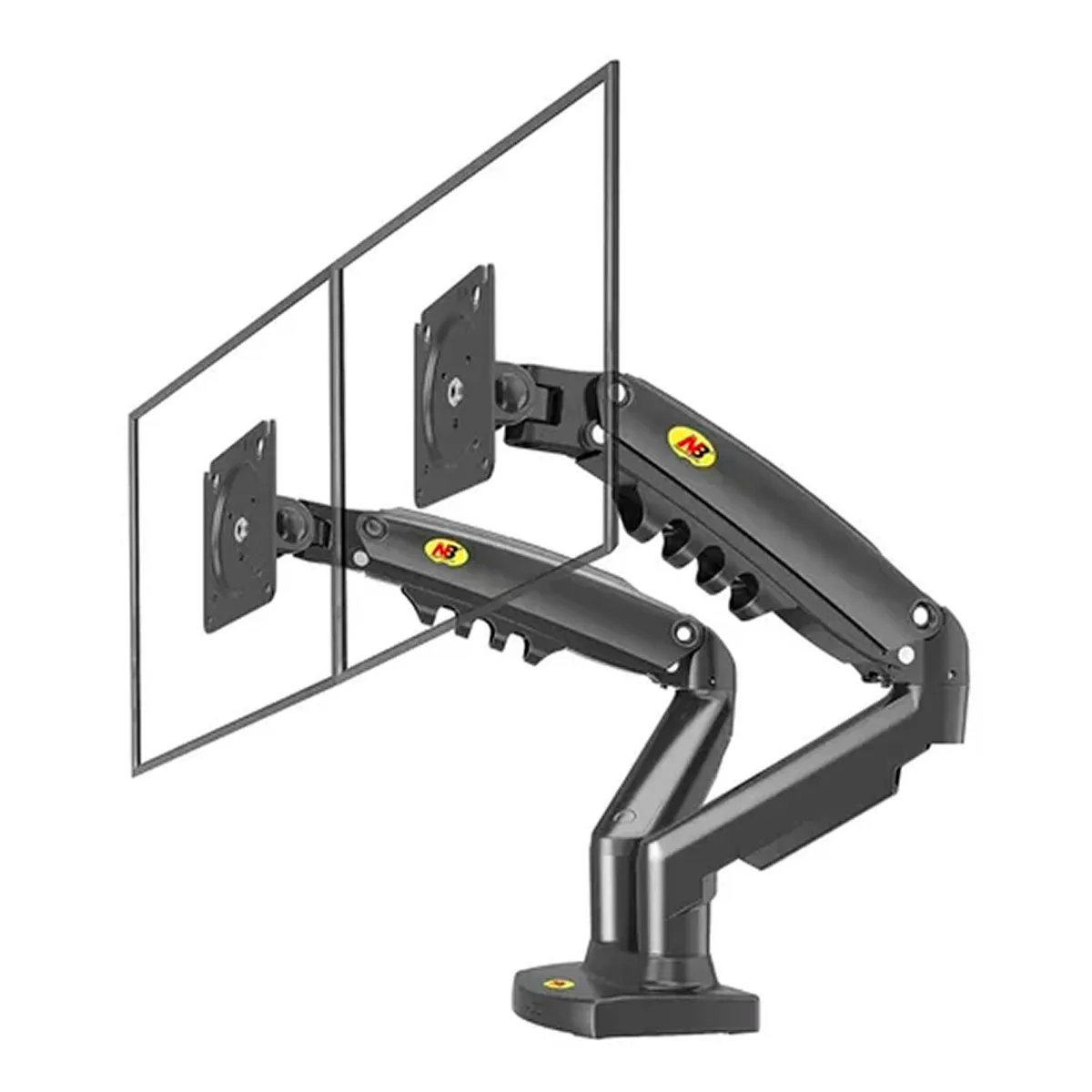 ESHOPANGIE - Soporte Ergonómico De Mesa Para Tv/monitor 2 Brazos 17-27 F160