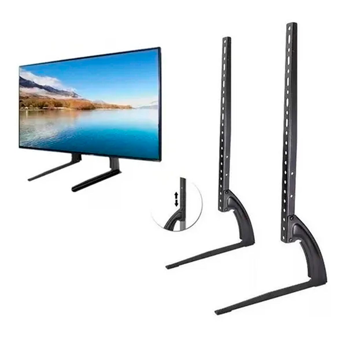 ESHOPANGIE - Soporte Base Tv Sobre Mesa Universal De 37 A 75 PuLG