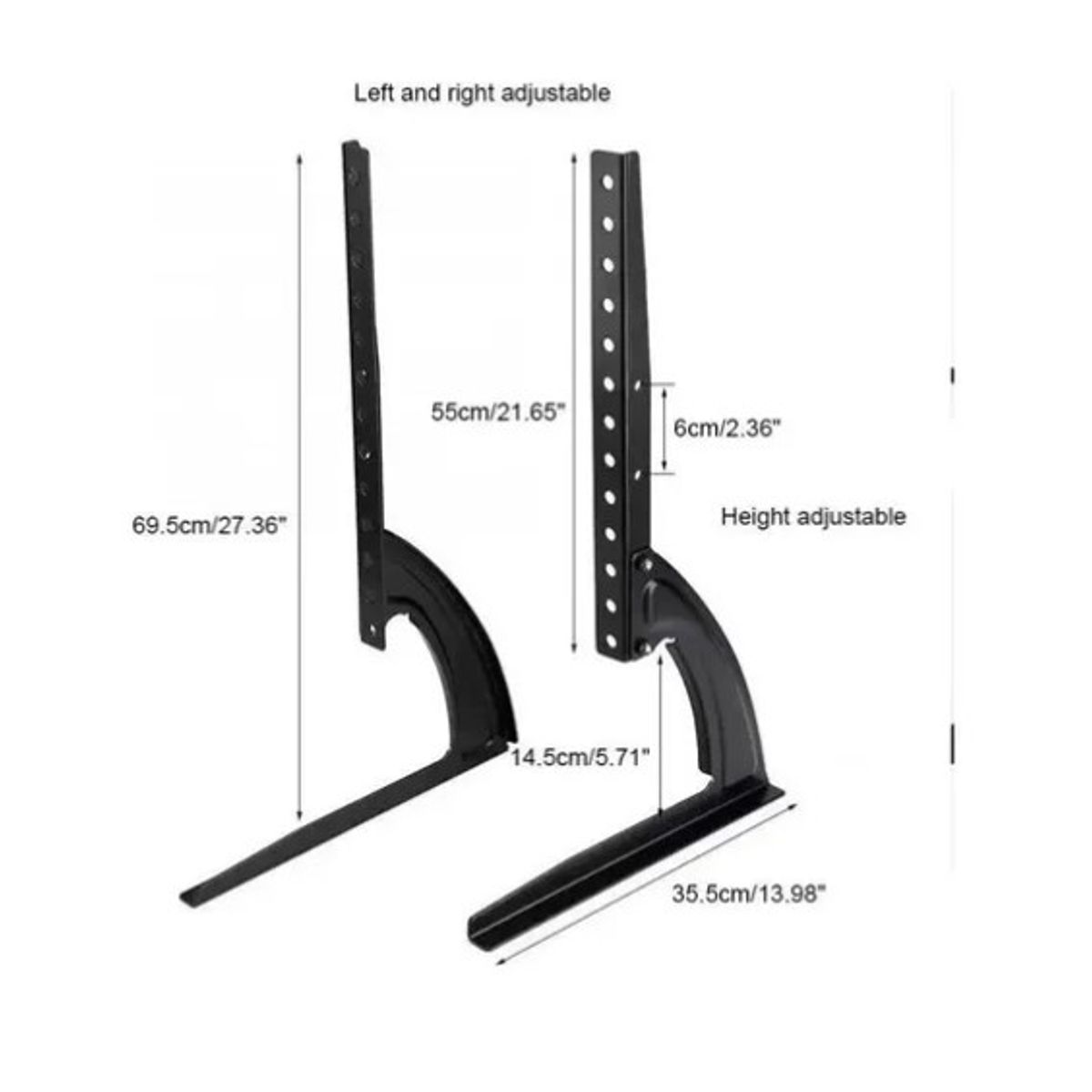 ESHOPANGIE - Soporte Base Tv Sobre Mesa Universal De 37 A 75 PuLG
