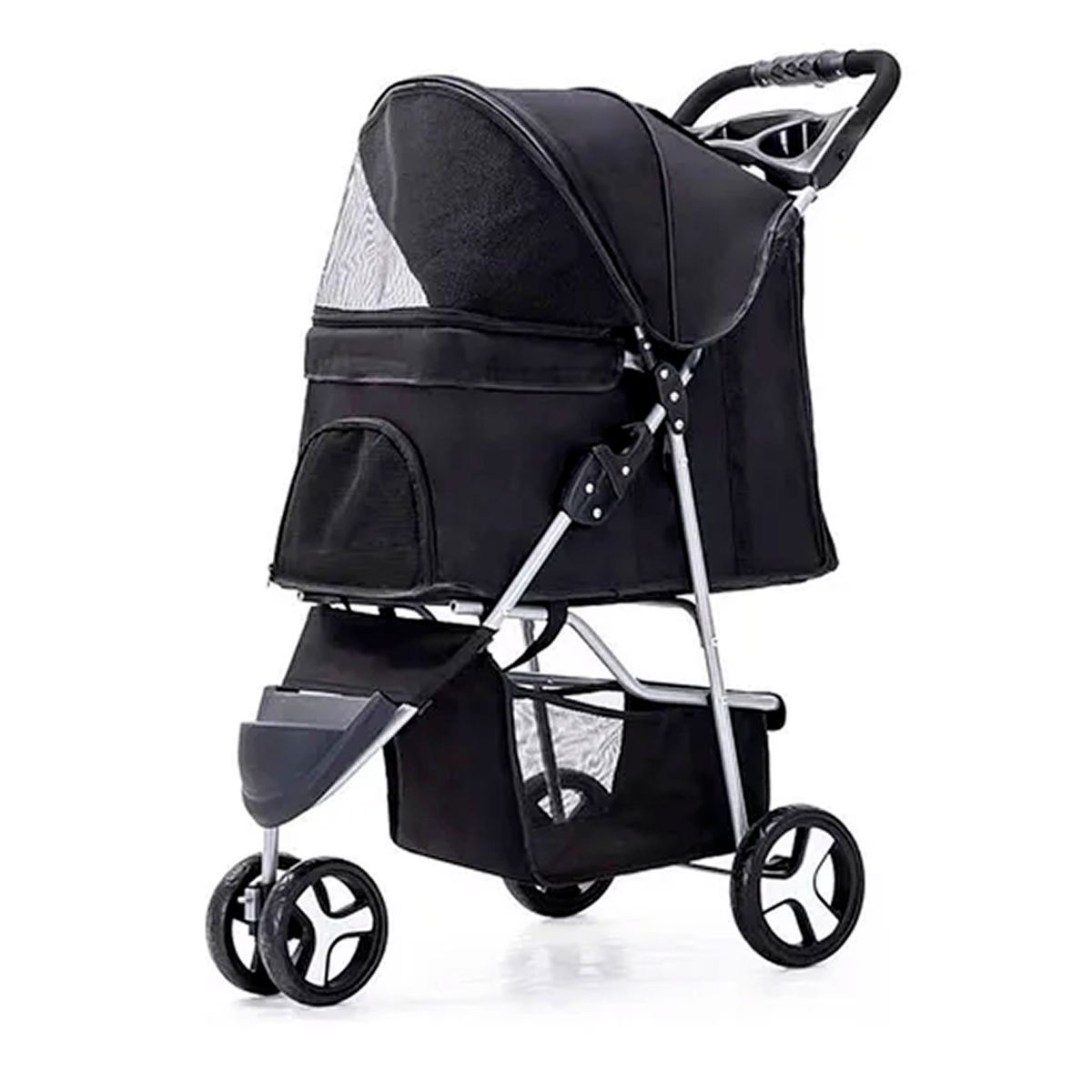 ESHOPANGIE - Coche Para Mascota Plegable Y Lavable Raza Pequeña Mediana