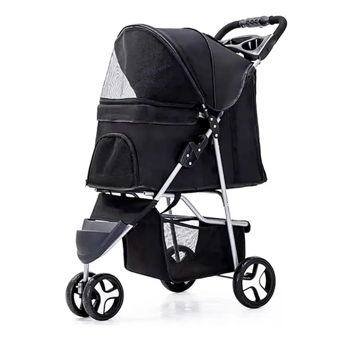 ESHOPANGIE - Coche Para Mascota Plegable Y Lavable Raza Pequeña Mediana
