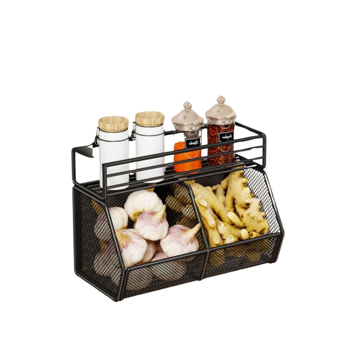 GENERICO - Especiero Estante Flotante De Metal Para Especias De Cocina