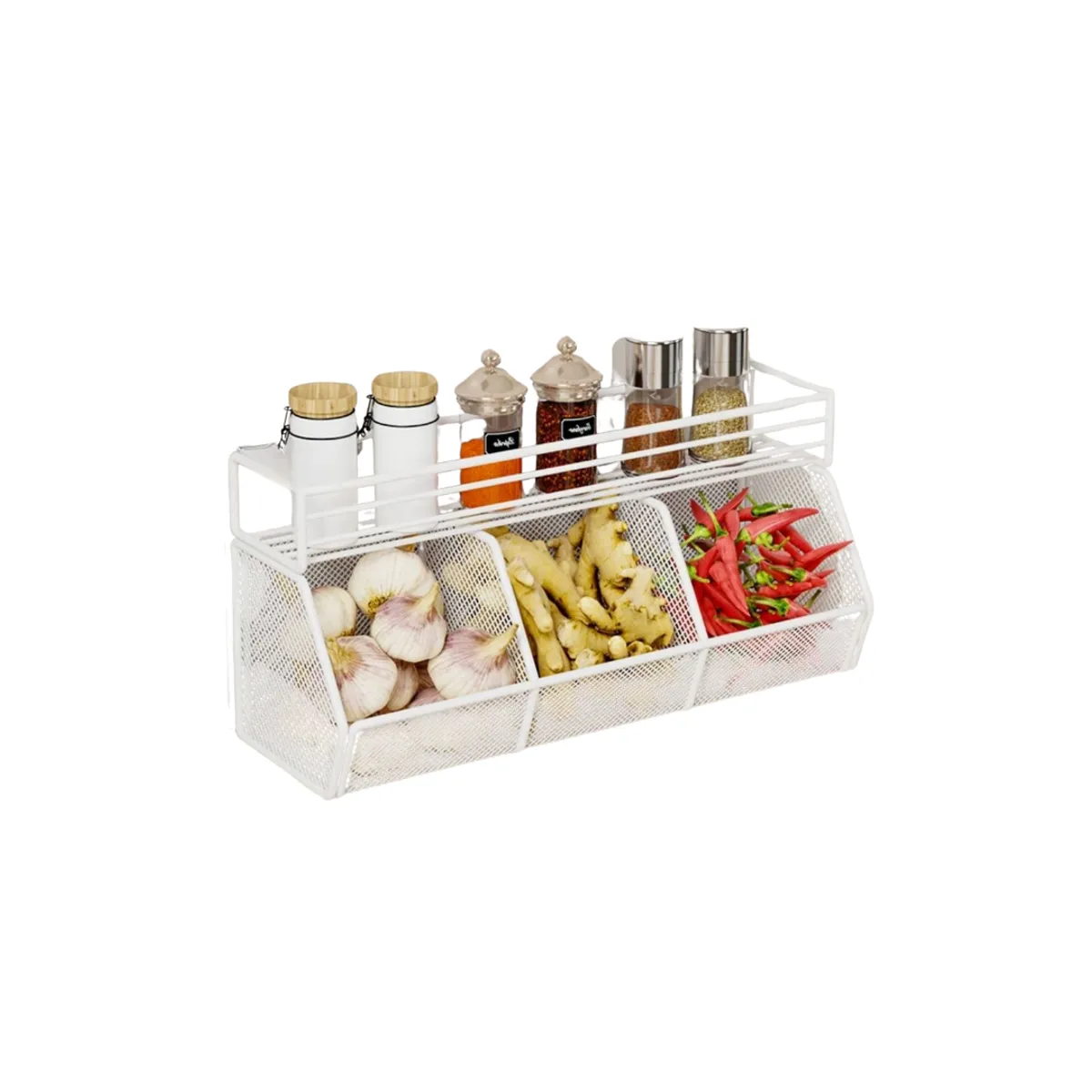 GENERICO - Estante De Especias Y Condimentos Flotante De Cocina