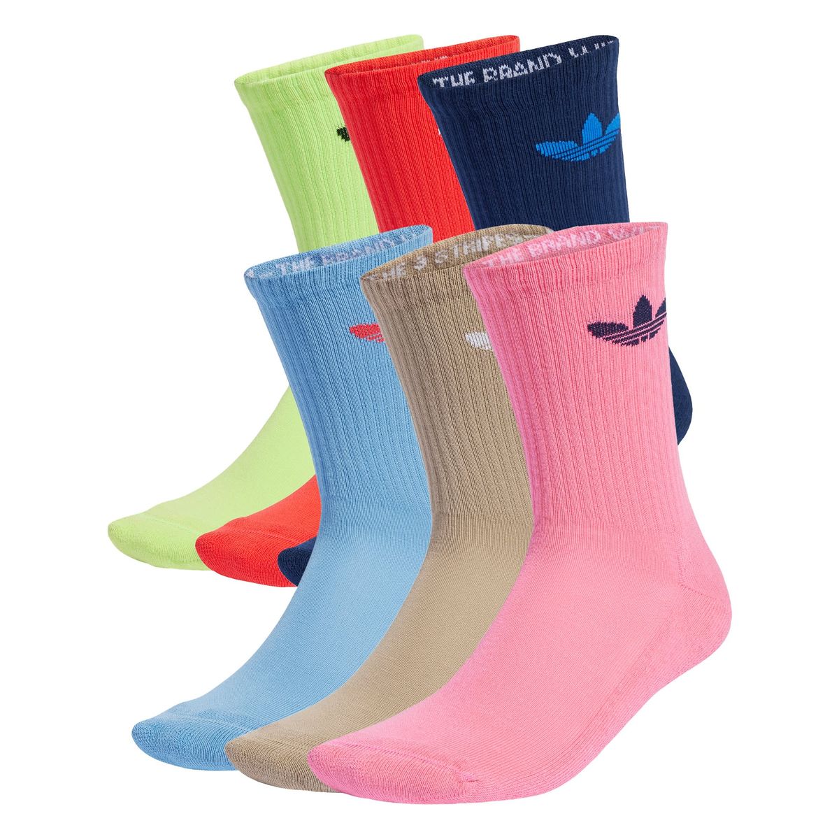 ADIDAS - Calcetines Clásicos Trefoil Cushion, 6 Pares